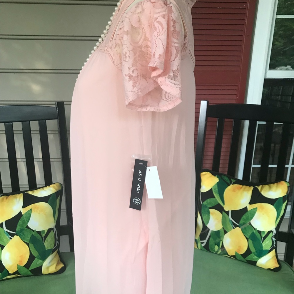 As U Wish Cold Shoulder Dress S Jr. FREE SHIP - Picture 3 of 6